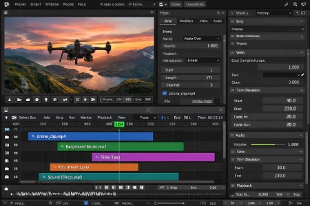 Blender: Free AI Video Editing Tools without Watermark