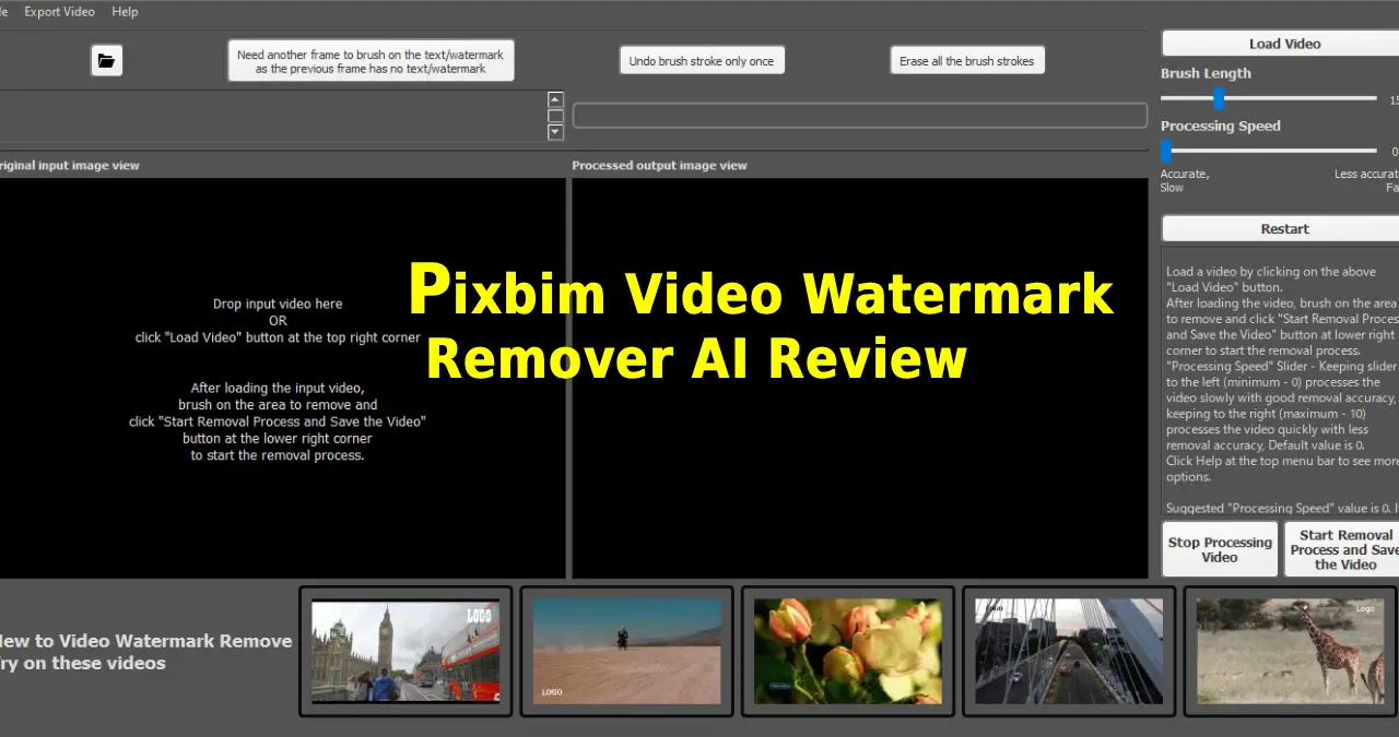 Pixbim Video Watermark Remover AI Review 2026