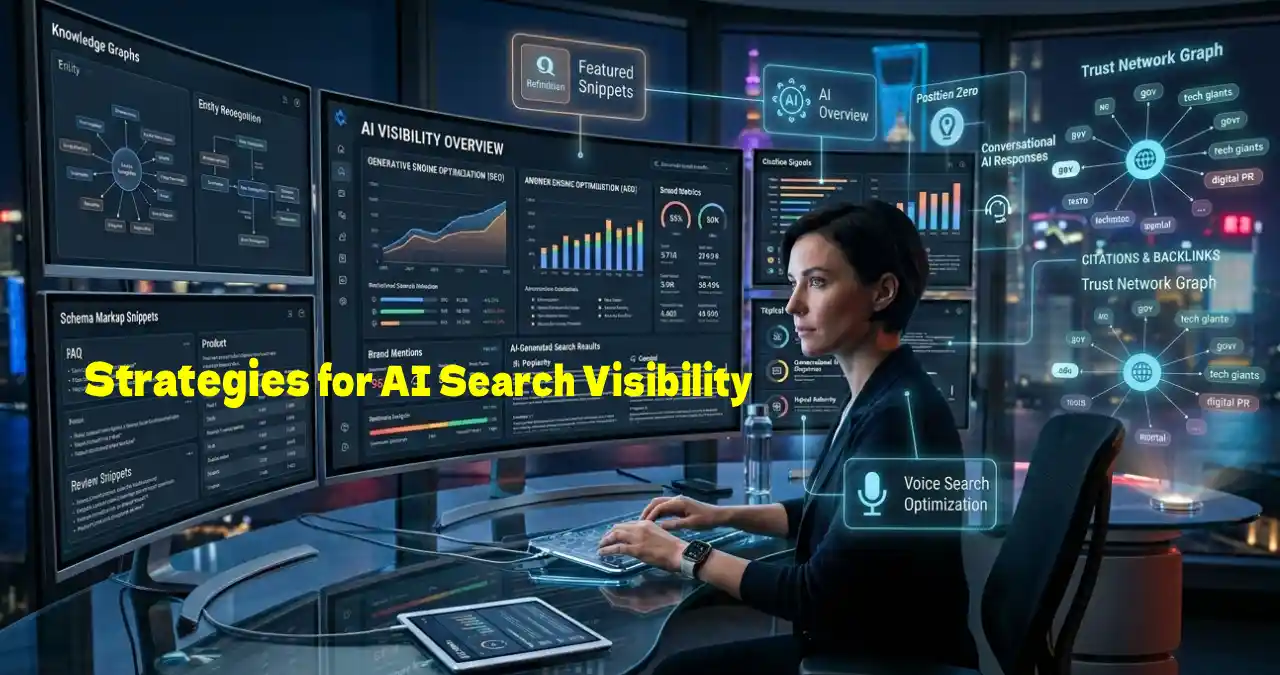 what strategies improve brand visibility in ai search engines​