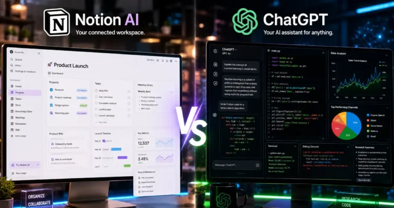 notion ai vs chatgpt​ notion ai vs chatgpt : Which is The Perfect AI Tool?