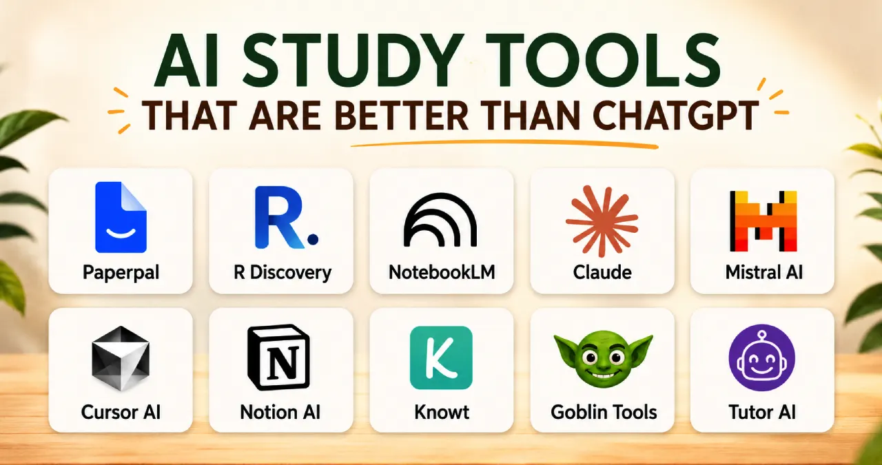 AI Study Tools That Are Better Than ChatGPT