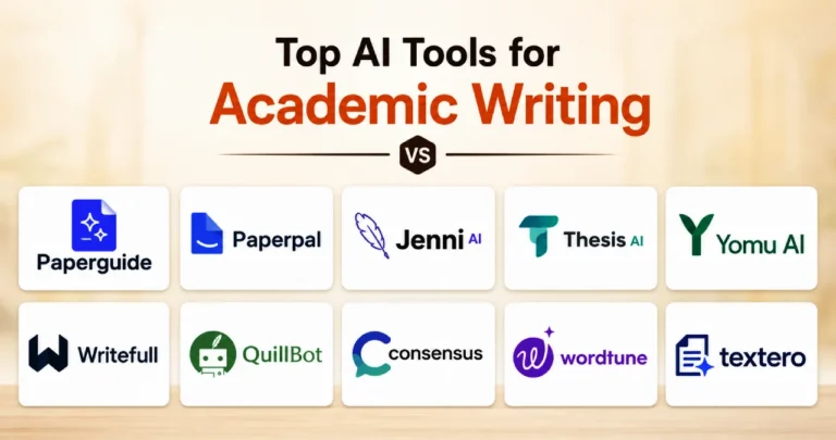 Top 10 AI Tools for Academic Writing