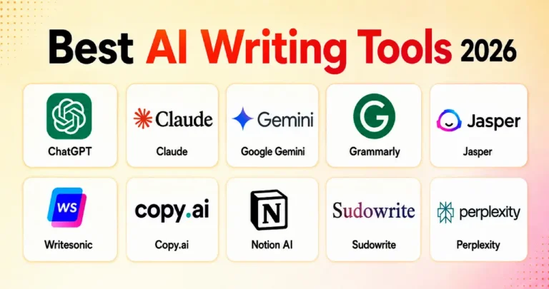 Best AI Writing Tools of 2026 - Features, Pricing & Comparison