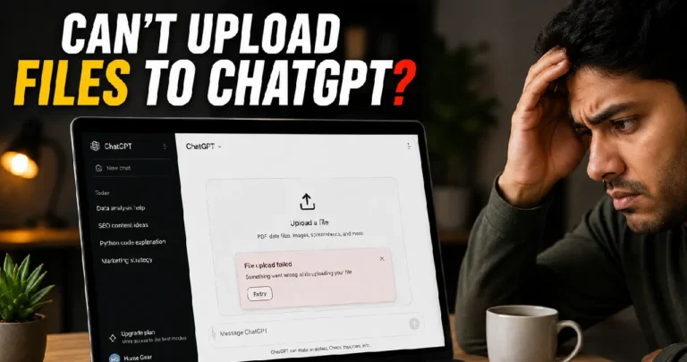 Why Can't I Upload Files to ChatGPT? Causes and Solutions
