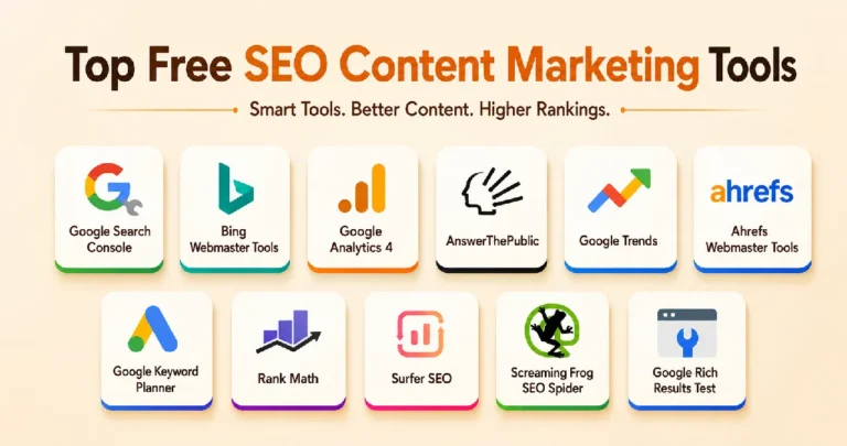 Top Free SEO Content Marketing Tools