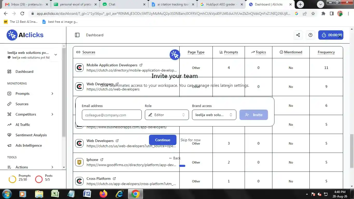 AI clicks